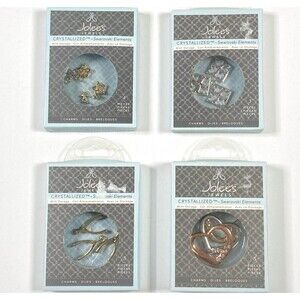 Jolees Crystallized Swarovski Crystal Elements Charms Jewelry Making Pendant Lot